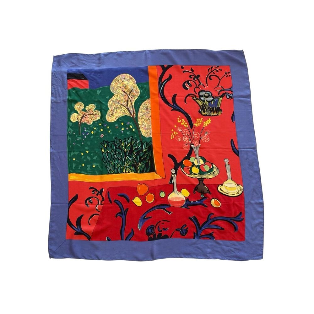 Metropolitan Museum of Art Henri Matisse Silk Scarf The Desert Harmony in Red